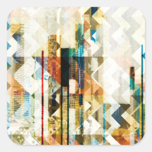 Adesivo Quadrado Cevron Urbano II