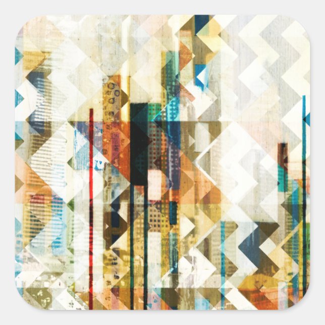 Adesivo Quadrado Cevron Urbano II (Frente)