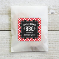 Chá de Casal BBQ no Xadrez Vermelho Casamento