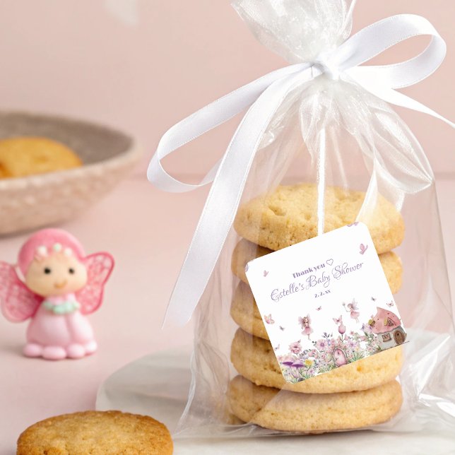 Adesivo Quadrado Chá de fraldas de Queijos (Criador carregado)