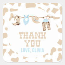 Chá de fraldas Rodeo Western Cowboy