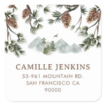 Chá de fraldas Rustic Mountain Boy