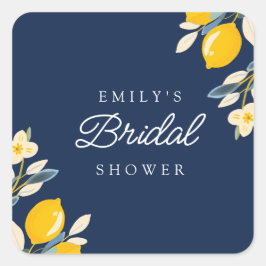 Adesivo Quadrado Chá de Noiva Cítrico de Limão