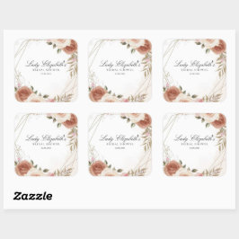 Adesivo Quadrado Chá de panela de Bridgerton - Roxo de Orçamento