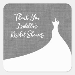 Adesivo Quadrado Chá de panela Elegante: cinza