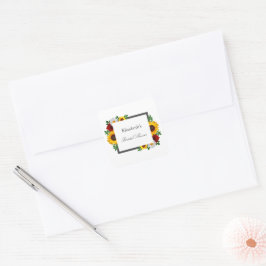 Adesivo Quadrado Chá de panela Floral Tradicional