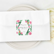 Chá de panela Geométrico Tropical Palm Watercolor