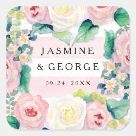 Adesivo Quadrado CHÁ DE PANELA MODERN - Maiúsculas - Maiúsculas com