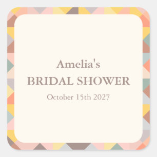 Adesivo Quadrado Chá de panela Personalizado Rustic Terthy Fall Neu