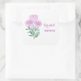 Adesivo Quadrado Chá de panela Personalizável Ranunculus & Anemones