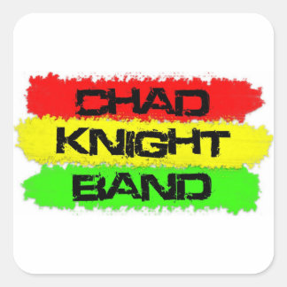 Adesivo Quadrado Chad Knight Banda Reggae Sticker