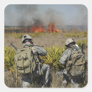 Adesivo Quadrado Chamada dos soldados na informação