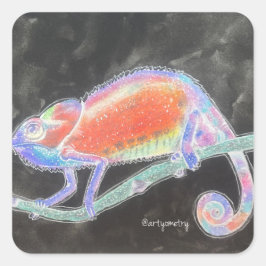 Adesivo Quadrado Chamada Inversa