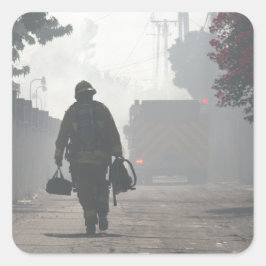 Adesivo Quadrado Chamadas de serviço quadradas