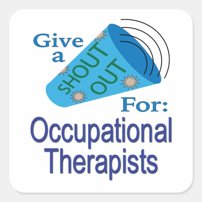 Adesivo Quadrado Chamem-se a Terapistas Profissionais (Frente)