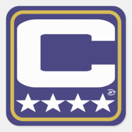 Adesivo Quadrado Champion Patch - BAL Purple Sticker