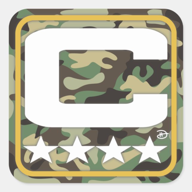 Adesivo Quadrado Champion Patch - Vinheta do USA Edition (Frente)