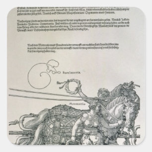 Adesivo Quadrado Chariot triunfal do imperador Maximilian mim