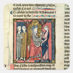 Adesivo Quadrado Charlemagne enviando Ganelon