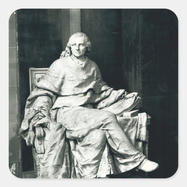 Adesivo Quadrado Charles de Secondat Baron de Montesquieu, 1779 (Frente)