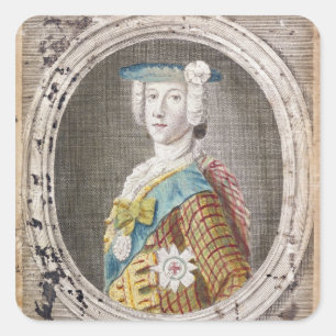 Adesivo Quadrado Charles Edward Stuart