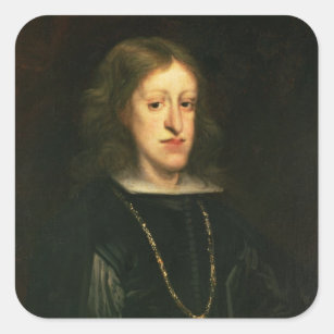 Adesivo Quadrado Charles II da espanha