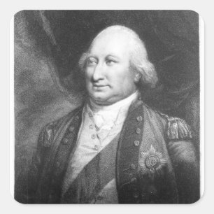 Adesivo Quadrado Charles, marquês de Cornwallis, 1799