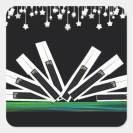 ADESIVO QUADRADO CHAVES DE MEIO-NOITE