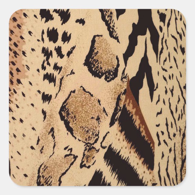 Adesivo Quadrado Cheetah Pattern (Frente)