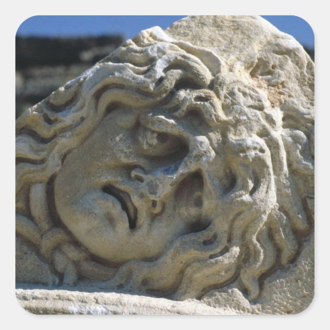 Adesivo Quadrado Chefe de Medusa (Frente)