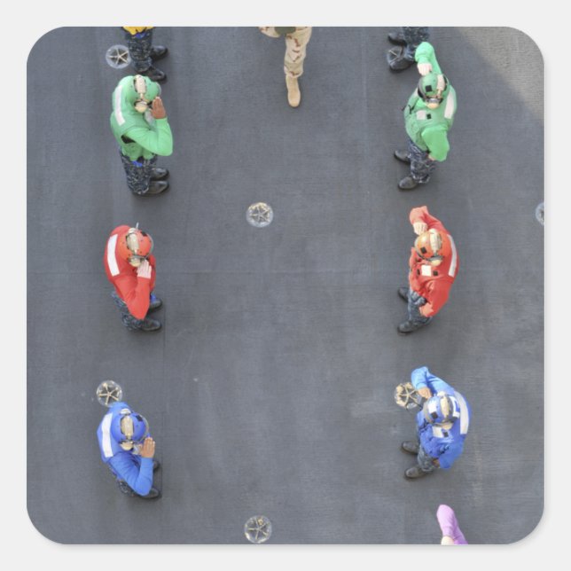 Adesivo Quadrado Chefe de Operações Navais (Frente)