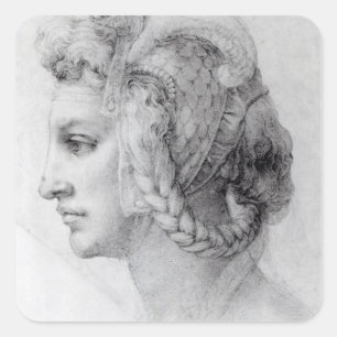 Adesivo Quadrado Chefe Ideal de uma Mulher, c.1525-28