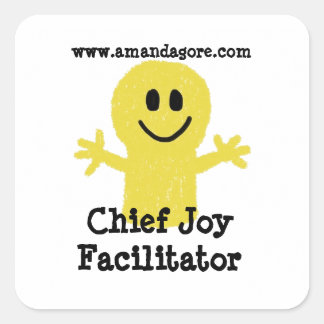 Adesivo Quadrado Chefe Joy Facilitator Padrões
