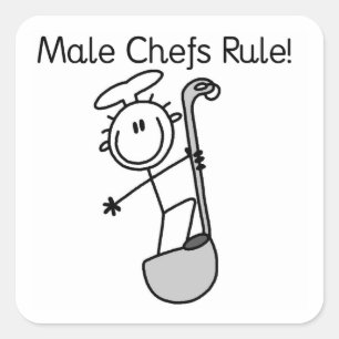 Adesivo Quadrado Chefes Homens Mandam