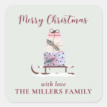 Cheio de presentes, verde-claro