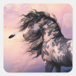 Adesivo Quadrado Cherokee Blue Sticker