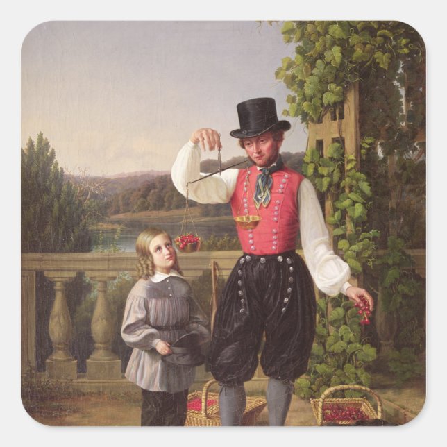 Adesivo Quadrado Cherry Pickers (Frente)