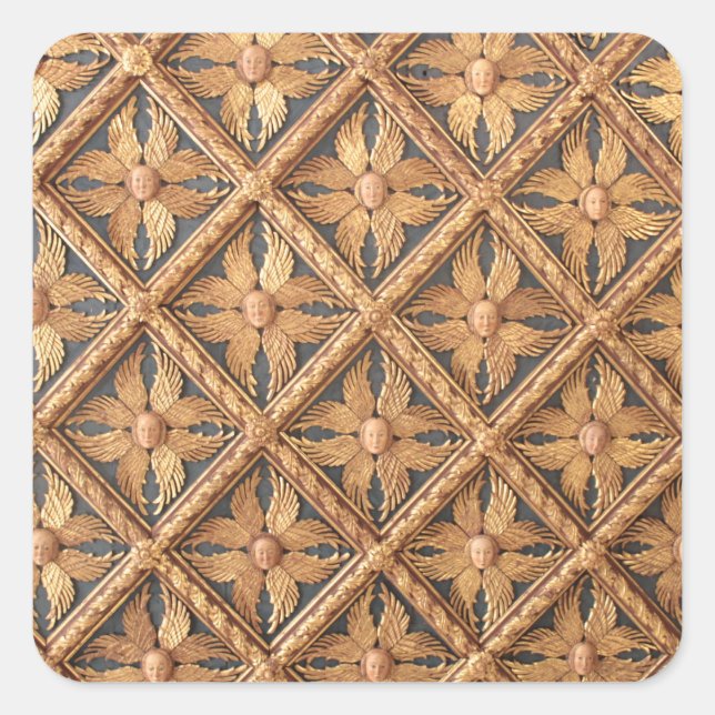 Adesivo Quadrado Cherubim. Venezia Italia. Gallerie dell'Accademia (Frente)