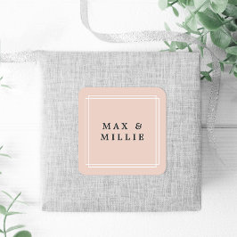 Adesivo Quadrado Chic Blush | Boutique