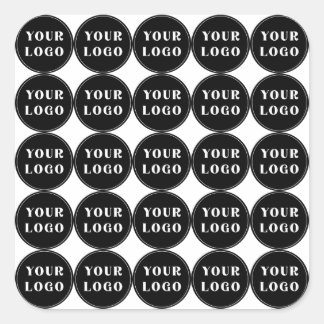 Adesivo Quadrado Chic, minimalista, Na moda e personalizável