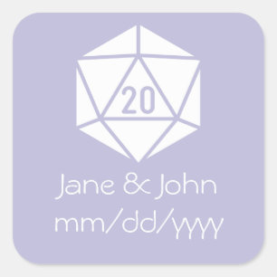 Adesivo Quadrado Chic Tabletop na Lavanda Sticker