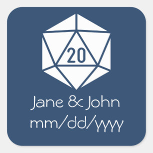 Adesivo Quadrado Chic Tabletop na Marinho