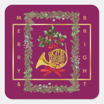 Chifre Francês Elegante Natal Roxo