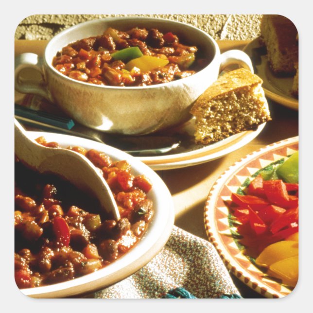 Adesivo Quadrado Chili com Cornpão (Frente)