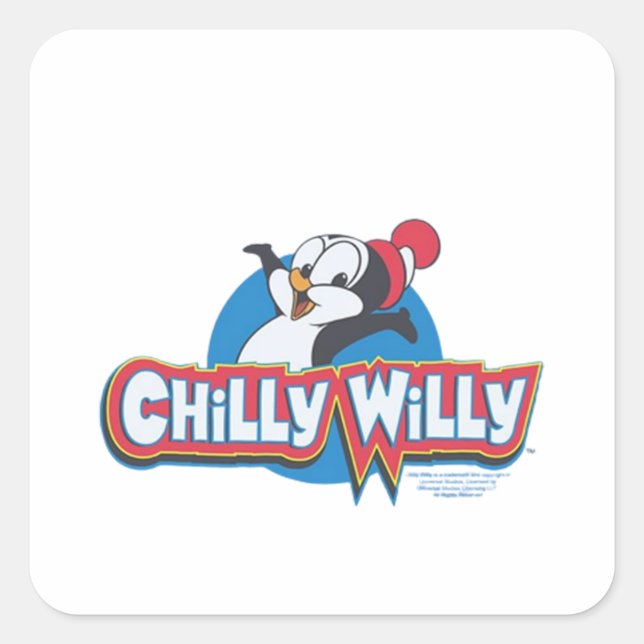 Adesivo Quadrado Chilly Willy - Logotipo (Frente)