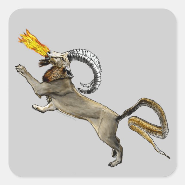 Adesivo Quadrado Chimera (Frente)