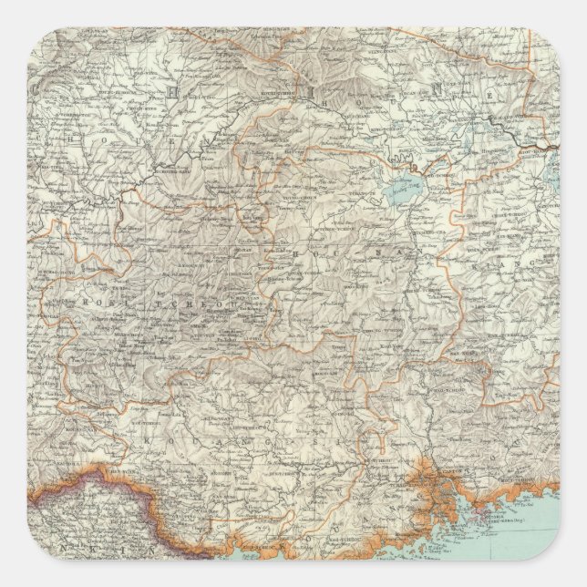 Adesivo Quadrado China 10 (Frente)