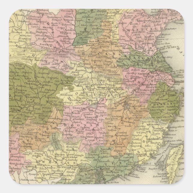 Adesivo Quadrado China 14 (Frente)