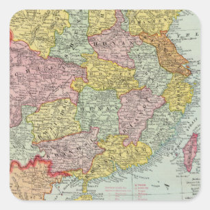 Adesivo Quadrado China e Malaysia