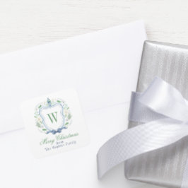 Adesivo Quadrado Chinoiserie Ginger Jar Monograma Crest